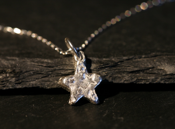 Solid Silver Star Pendant Solid Silver Star Pendant