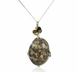 Fossil Coral Pendant
